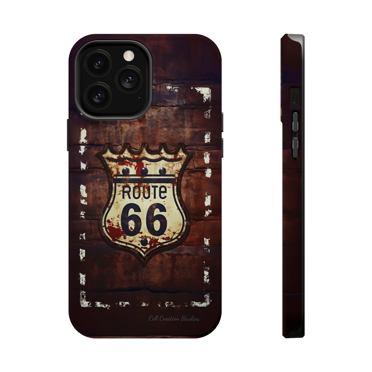 "Retro Route 66" Phone Case -MagSafe Tough Cases