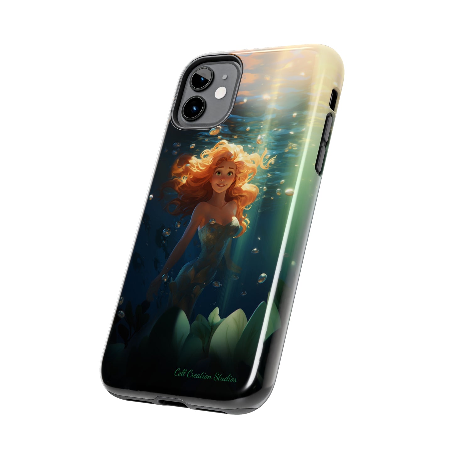 Dive into Enchantment with Our "Ariel Little Mermaid" Phone Case -Tough Phone Cases