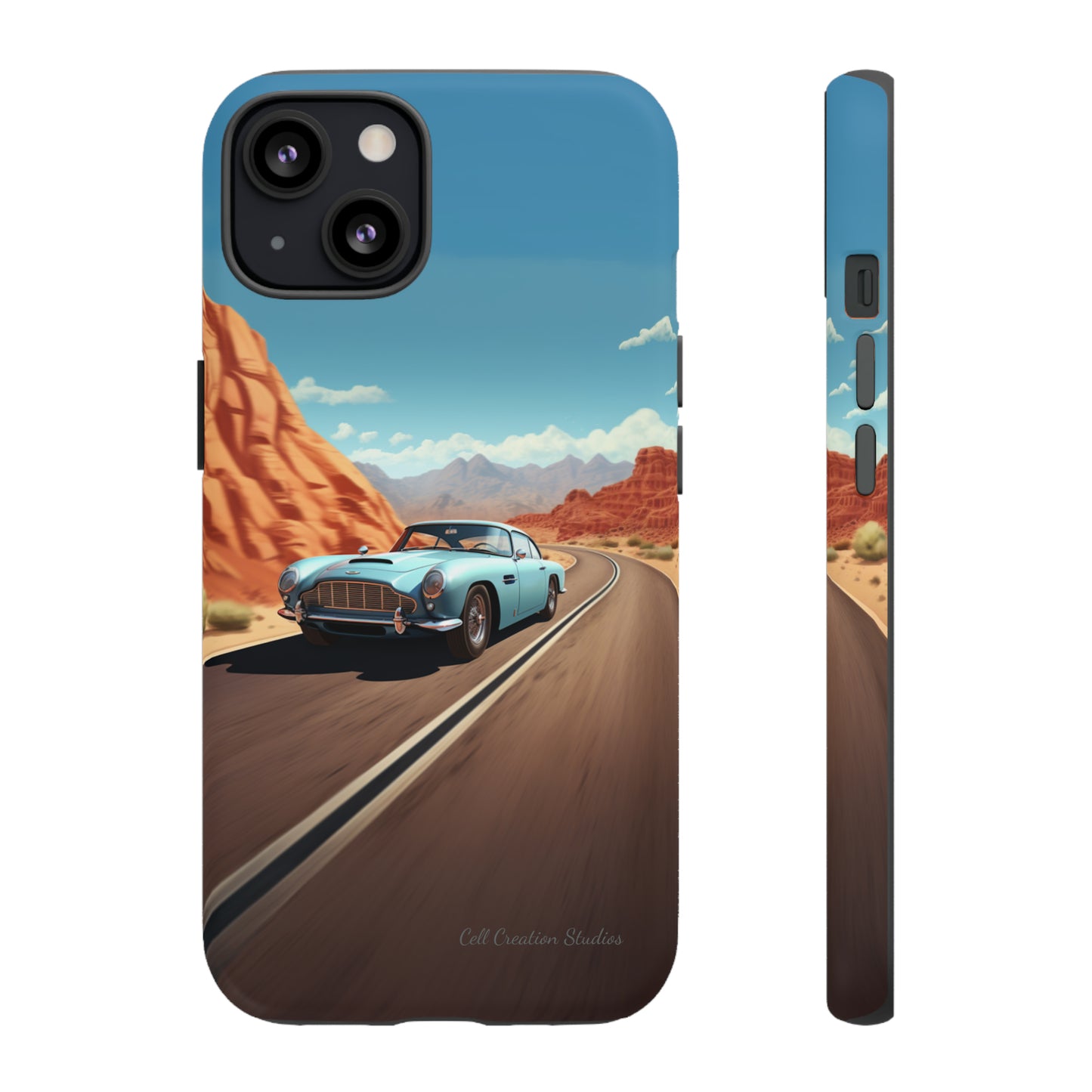 "Silver Racing Legend" -Tough iPhone Cases