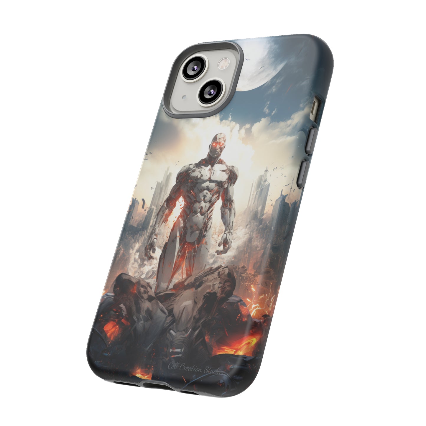 Introducing the "Cyber Guardian" Cell Phone Case – Embrace Futuristic Heroism -Tough Cases