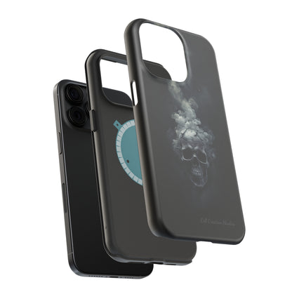 "Ethereal Skull Noir" -MagSafe Tough iPhone Cases