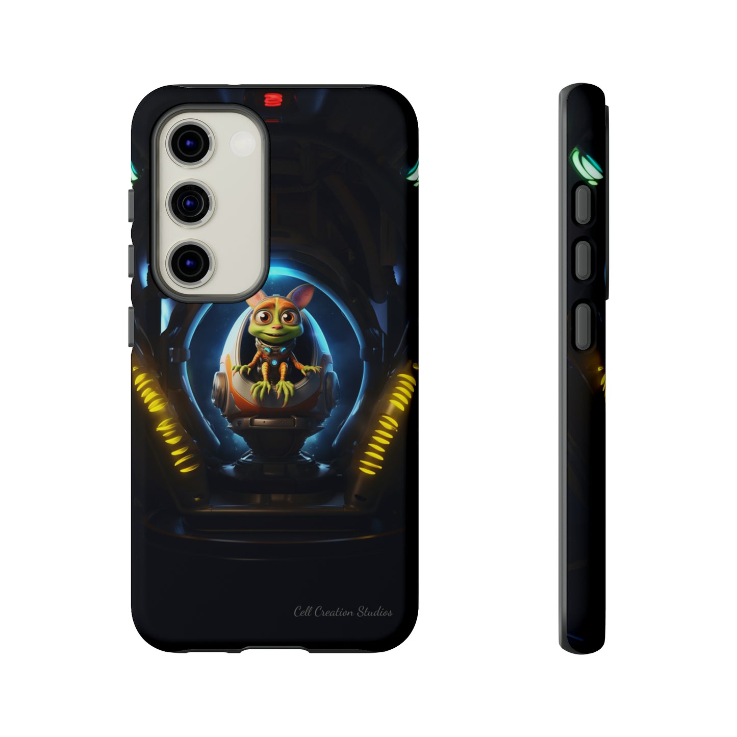 The "Galactic Explorer Alien Spaceship" Phone Case -Tough Cases