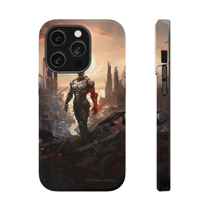 Introducing the "Cyber Guardian" Cell Phone Case – Embrace Futuristic Heroism -MagSafe Tough Cases