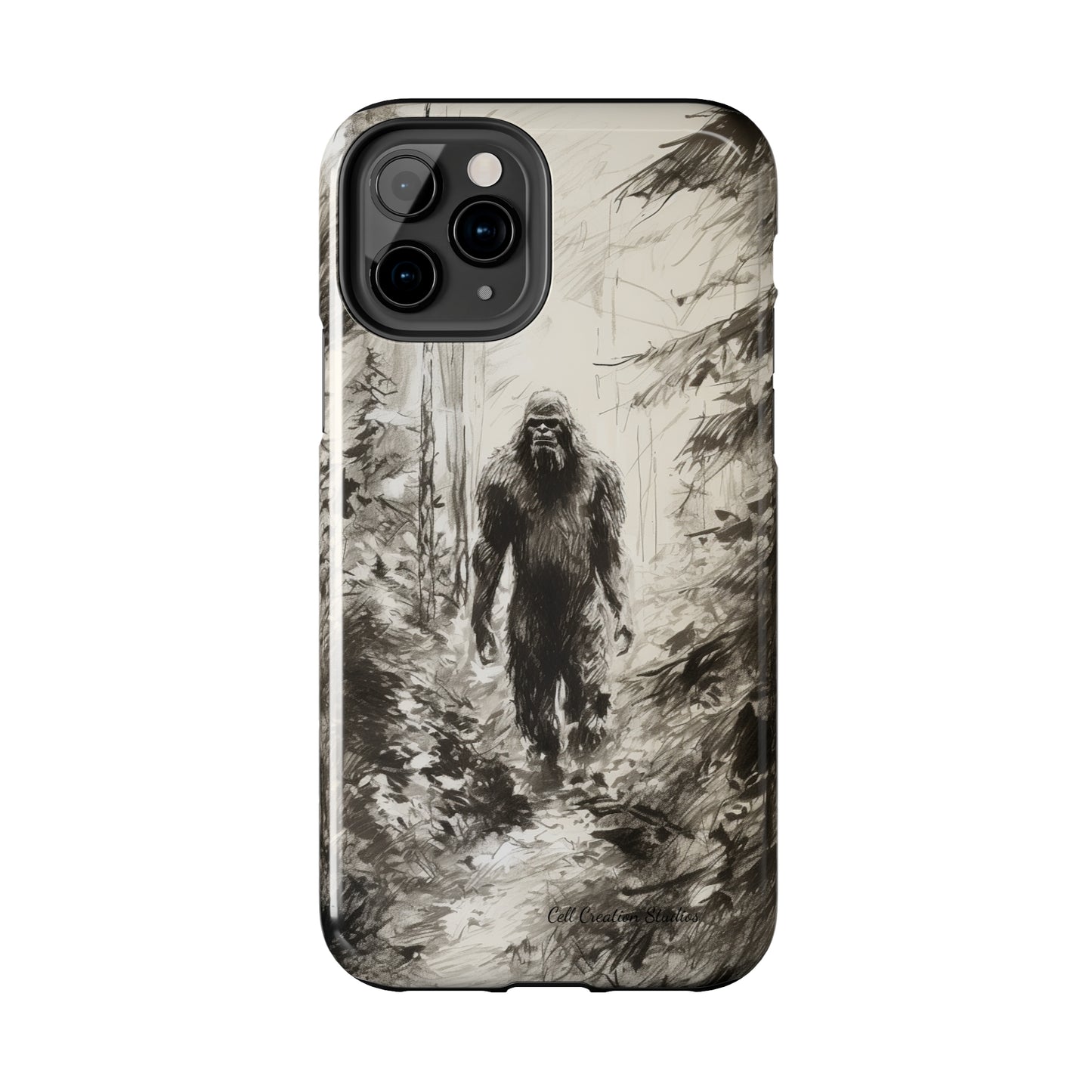 "Bigfoot in the Wilderness" Cell Phone Case – Encounter Bigfoot's Mystery -Tough Phone Cases