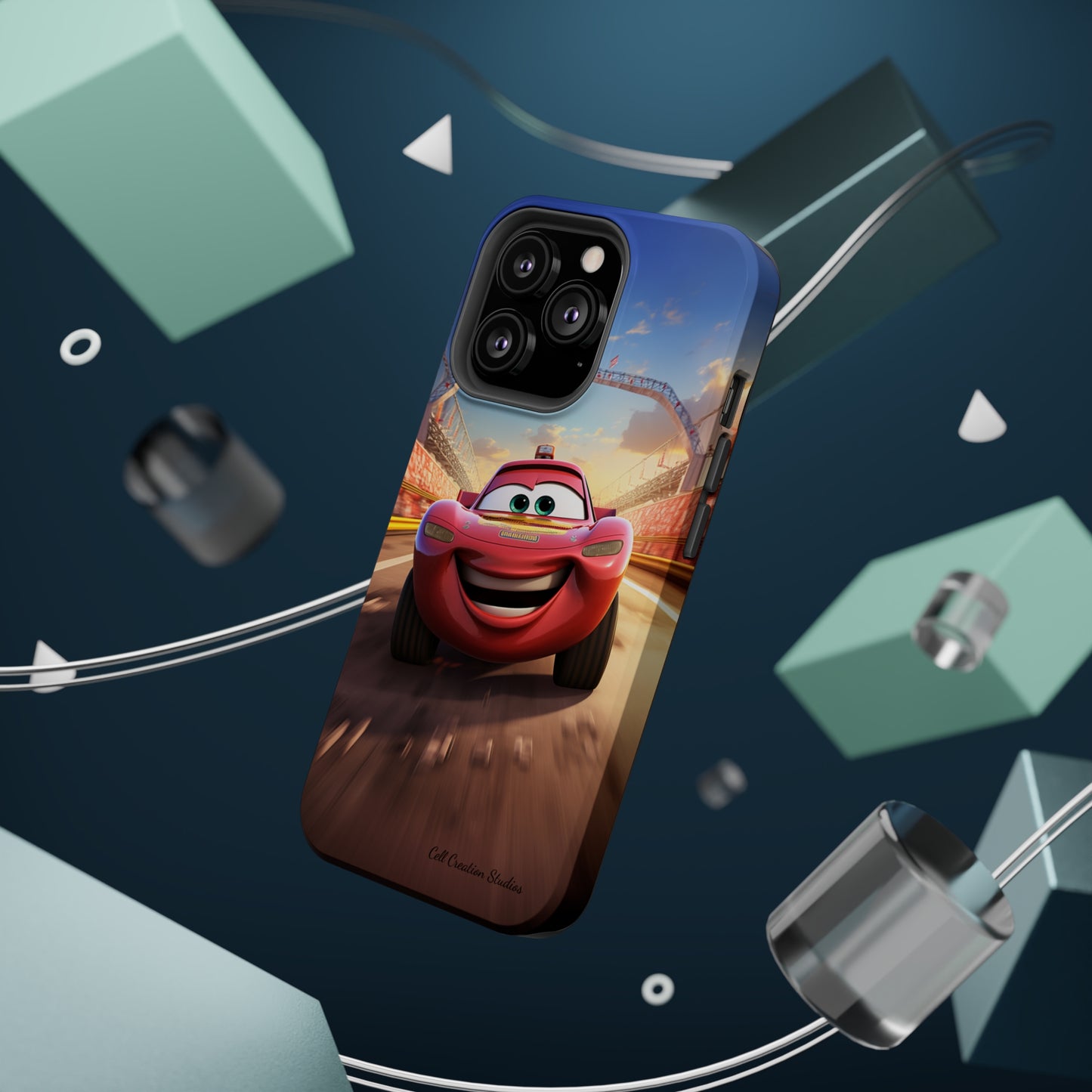 The " Smiling Red Racer" Phone Case -MagSafe Tough Cases