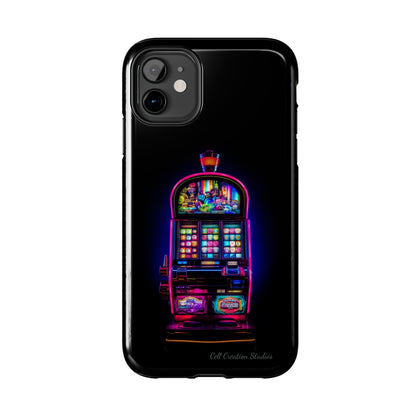 Introducing the "Vibrant Slot Frenzy" Cell Phone Case – Experience the Thrill of Colors and Luck -Tough Phone Cases