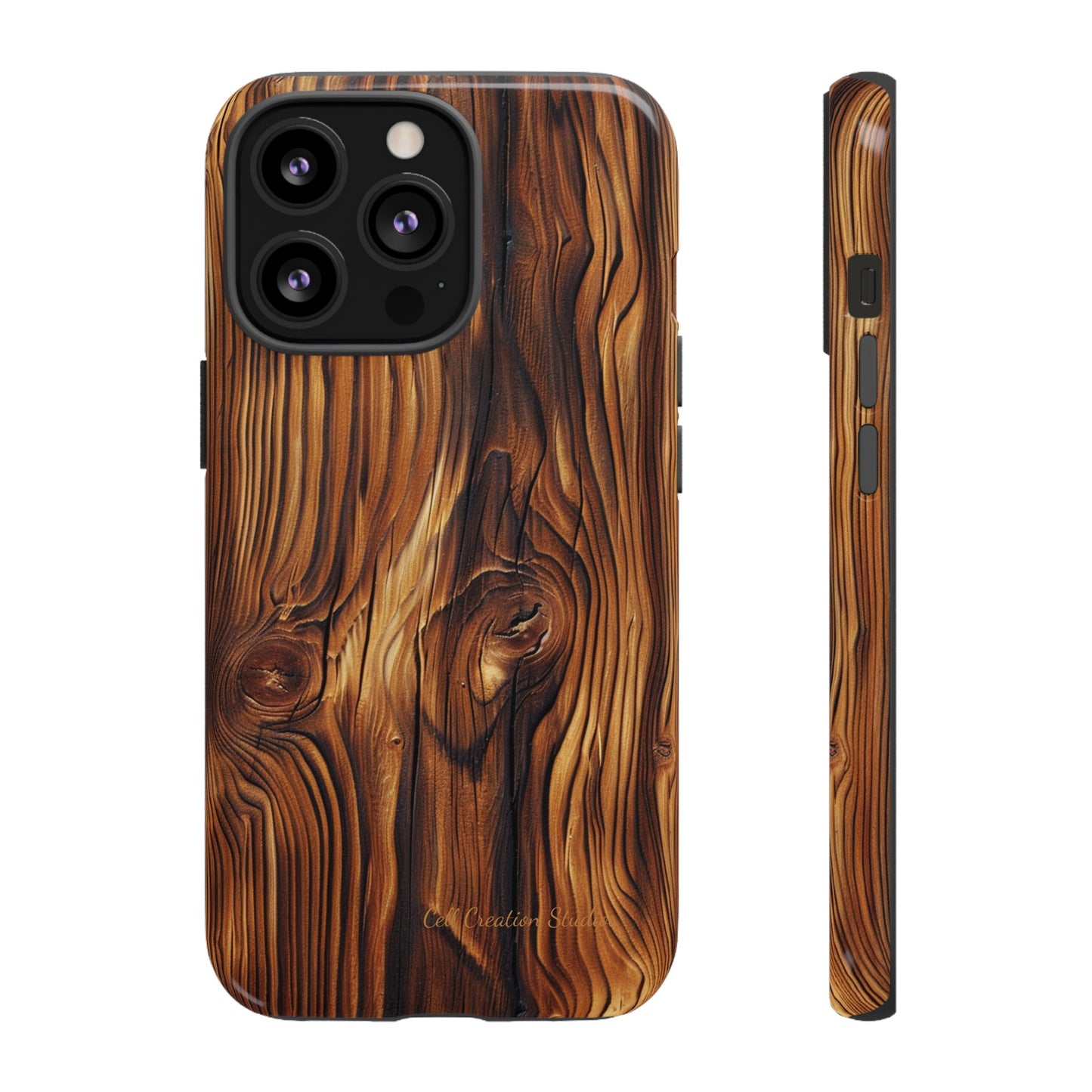 "Wood Grain Elegance"  -Tough iPhone Cases