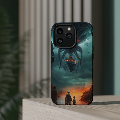 Introducing the "Extraterrestrial Resonance" Cell Phone Case – Unveil the Unseen! -MagSafe Tough Cases