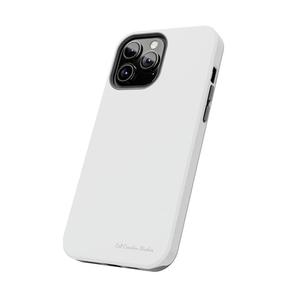 "Pure Elegance White" -Tough iPhone Cases