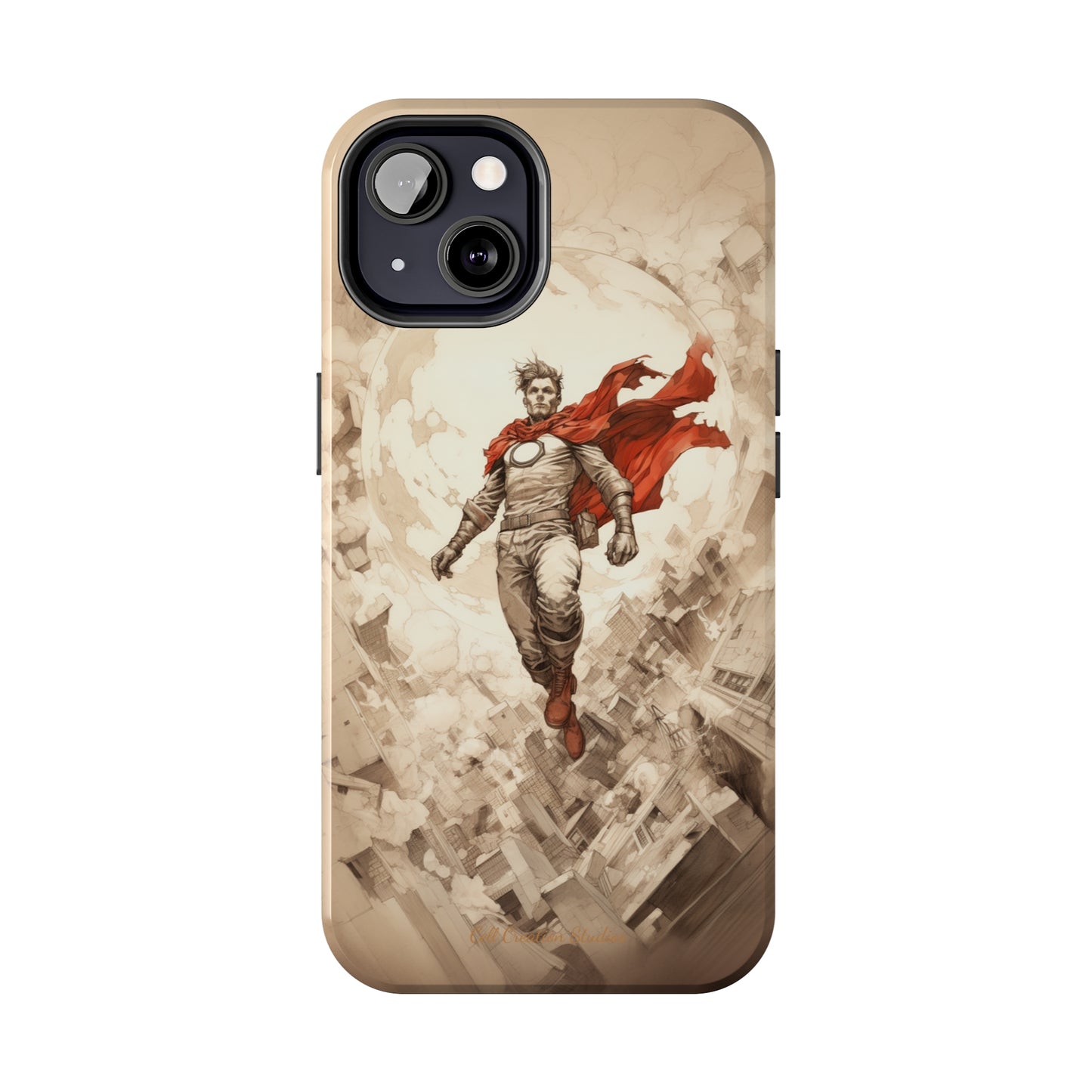 Introducing the "Heroic Guardian" Cell Phone Case – Unleash Your Inner Superhero with Captivating Design -Tough Phone Cases