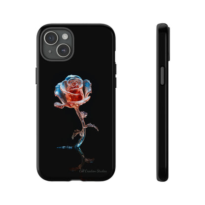 The "Glass Rose Elegance" Phone Case-Tough Cases