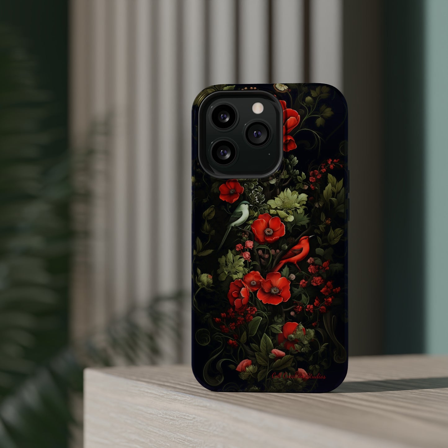 "Floral Serenade Elegance" -MagSafe Tough iPhone Cases