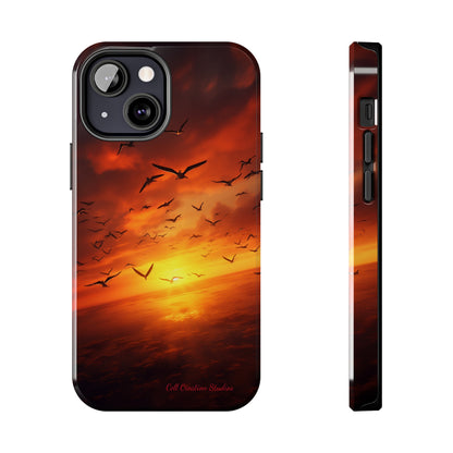 Introducing the "Sunset Soar" Cell Phone Case – Embrace Freedom and Beauty -Tough Phone Cases