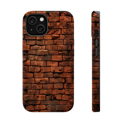 Introducing our "Urban Brick Wall" Cell Phone Case – the perfect blend of urban style and device protection -MagSafe Tough Cases