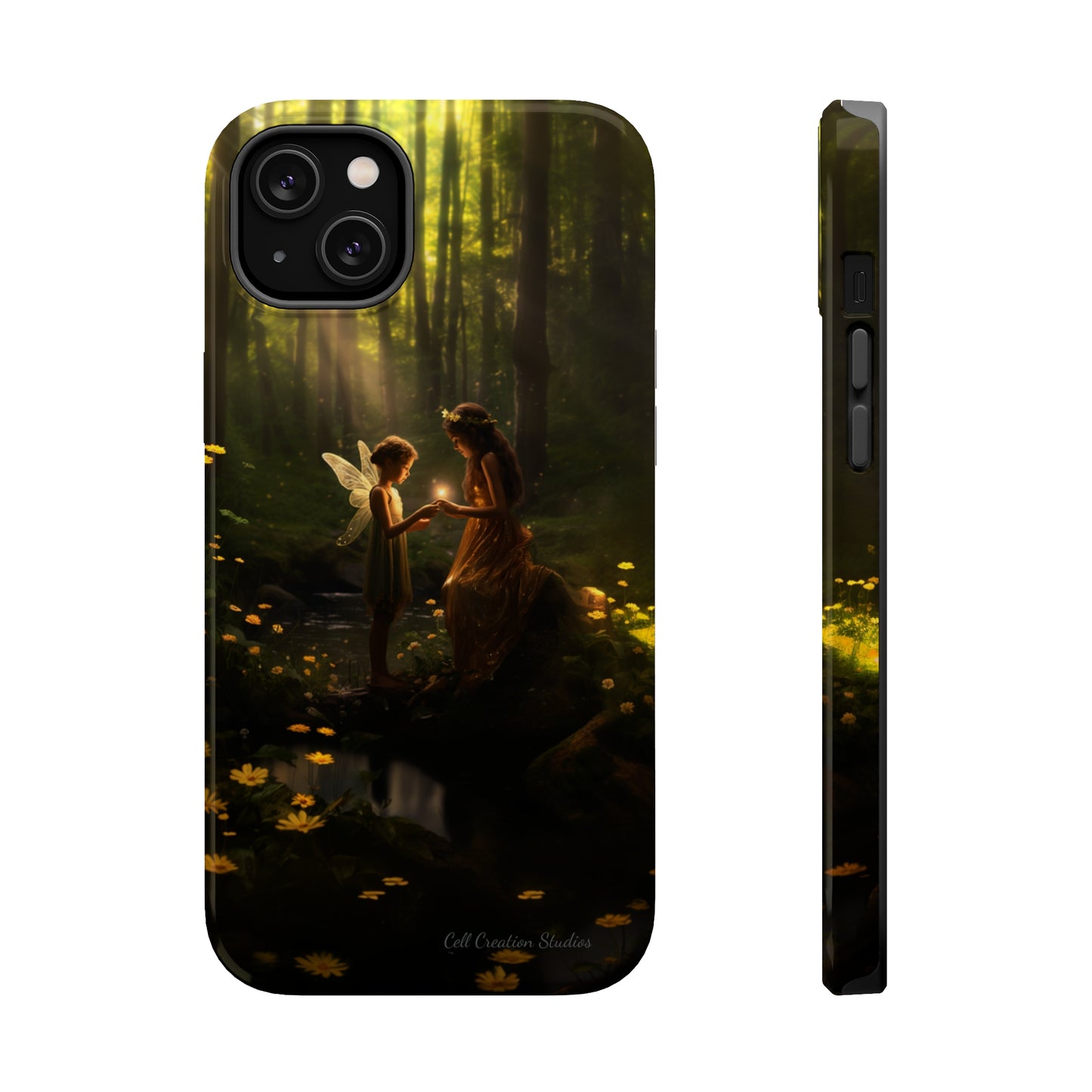 Introducing the "Forest Fairy of Kindness" Cell Phone Case – Where Magic Meets Compassion -MagSafe Tough Cases