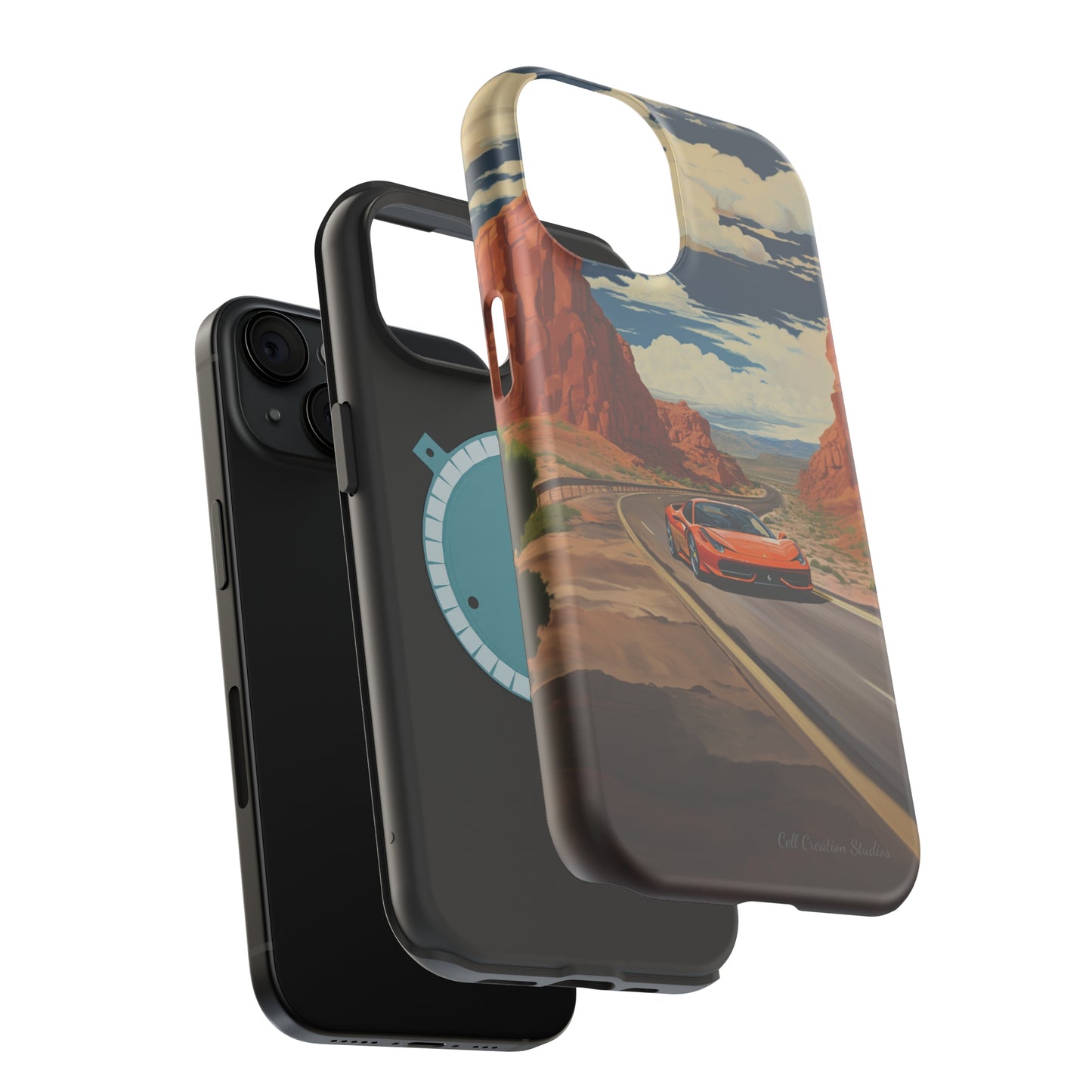 "Desert Racer Ferrari Edition" -MagSafe Tough iPhone Cases