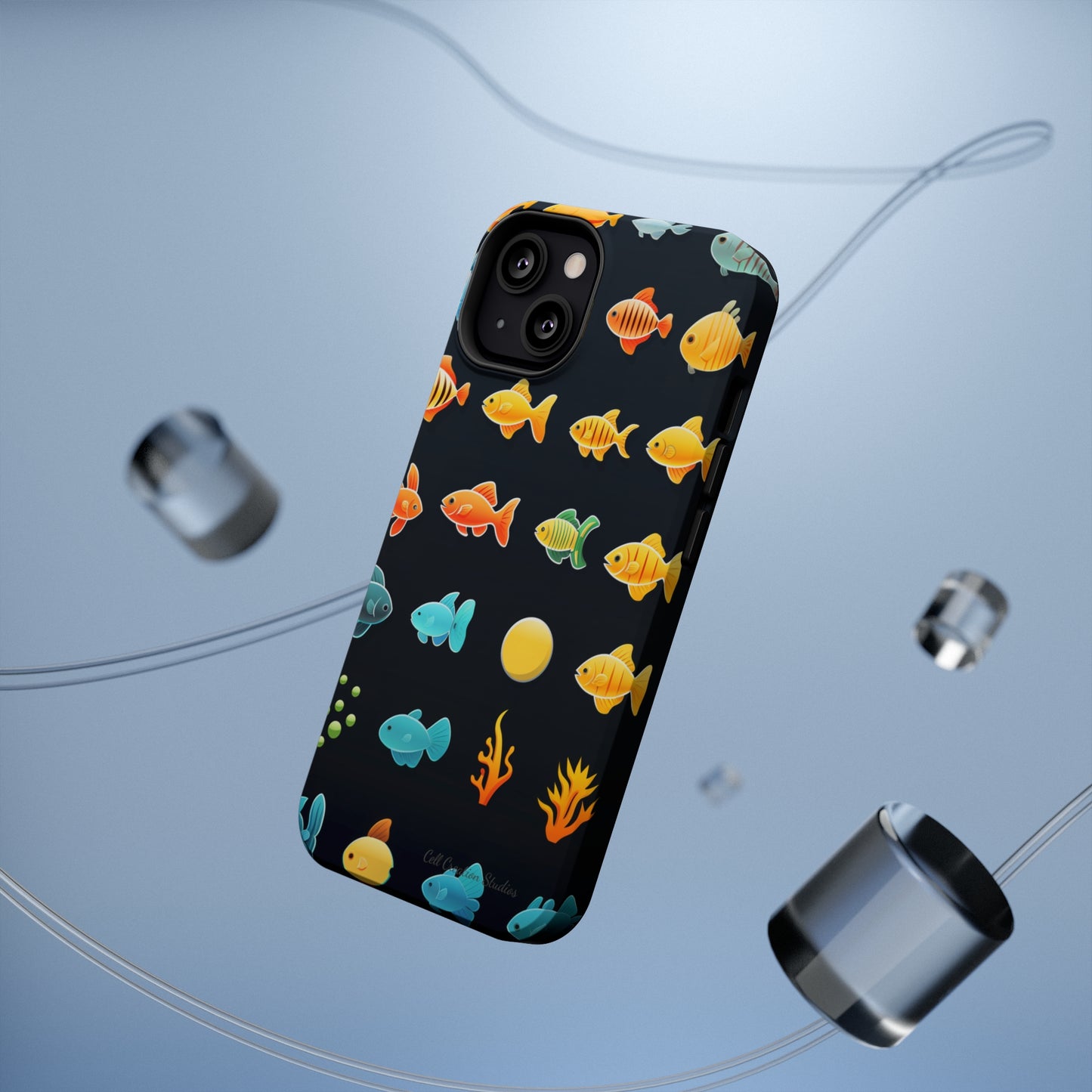 "AquaArt Fish" -MagSafe Tough Phone Cases