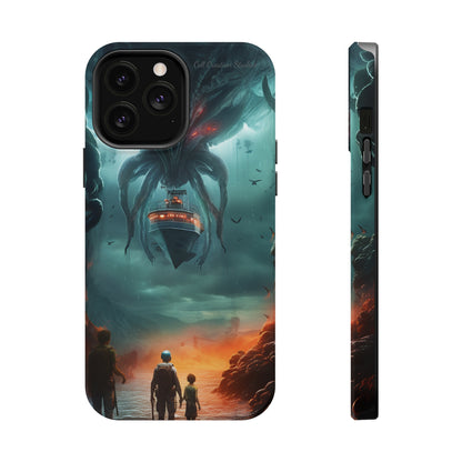 Introducing the "Extraterrestrial Resonance" Cell Phone Case – Unveil the Unseen! -MagSafe Tough Cases