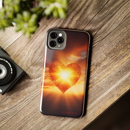 Introducing the "Sunlit Heart" Cell Phone Case – Embrace Love and Radiance -Tough Phone Cases