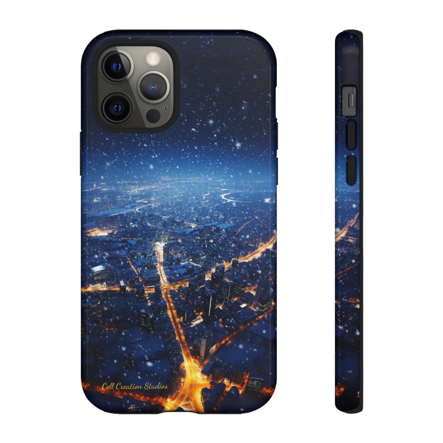 "Urban Snowfall Glow" -Tough iPhone Cases