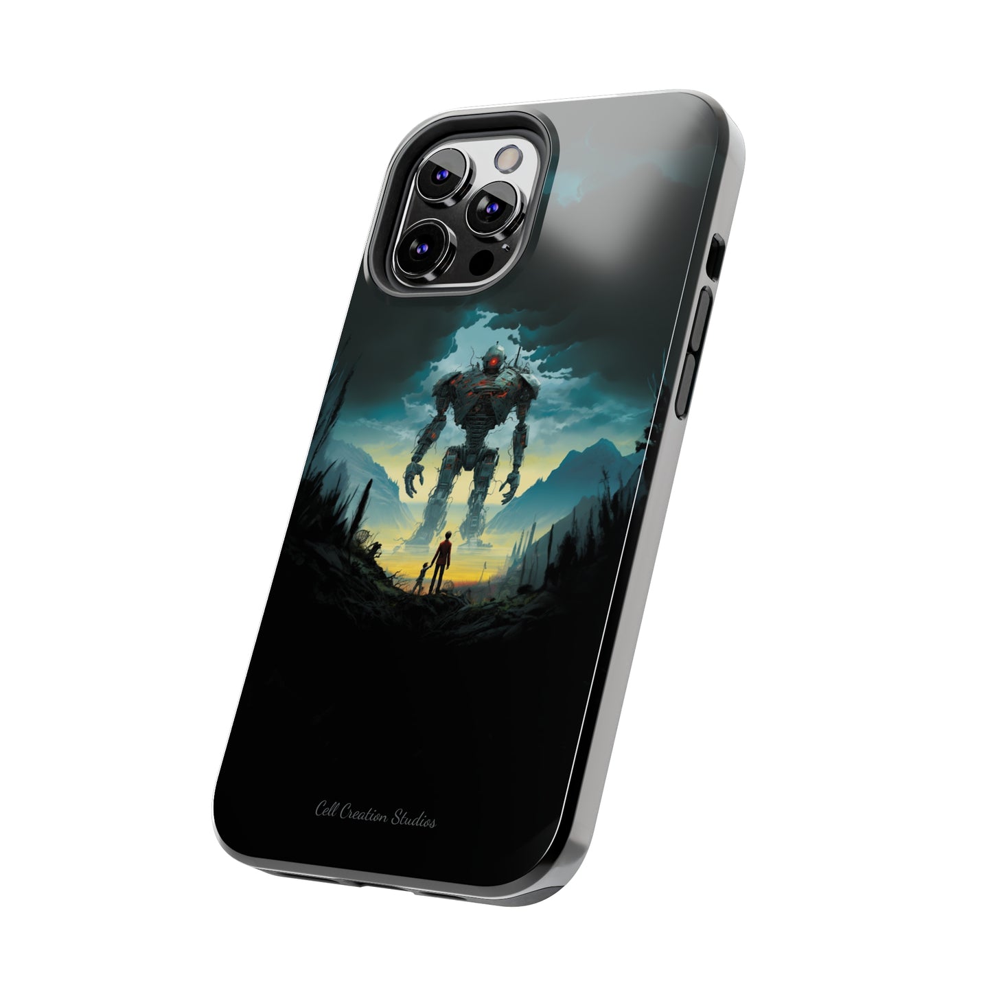 Introducing the "Rising Titan" Cell Phone Case – Witness the Astonishing Emergence of a Giant Robot! -Tough Phone Cases