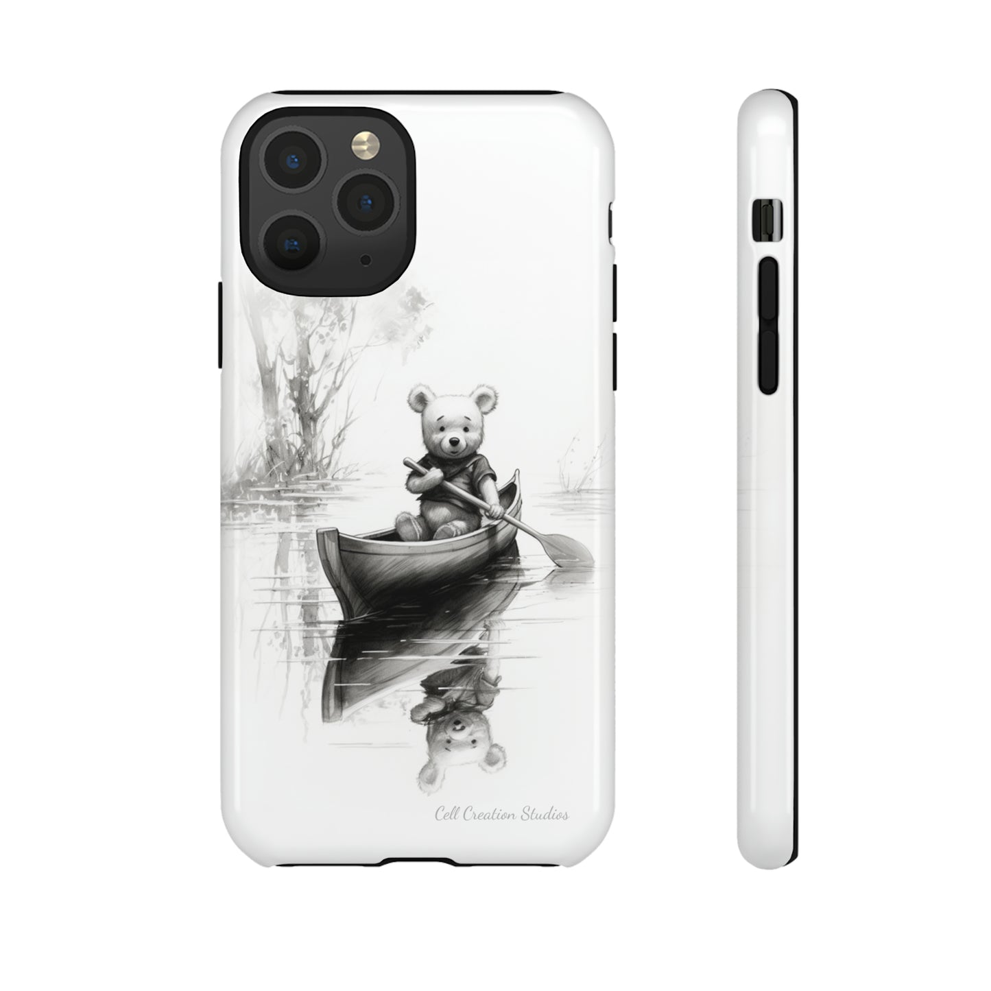 "Winnie-the-Pooh Rowing" Phone Case -Tough Cases