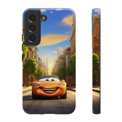 The "Happy Yellow Cruiser" Phone Case -Tough Cases