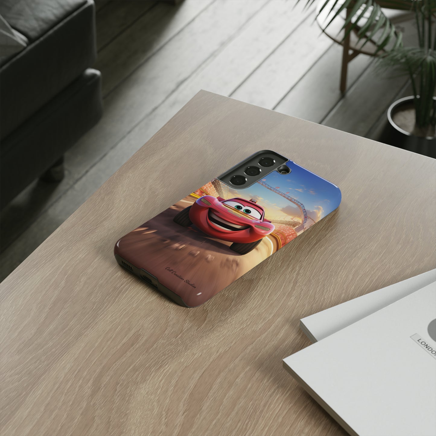 The "Smiling Red Racer" Phone Case -Tough Cases