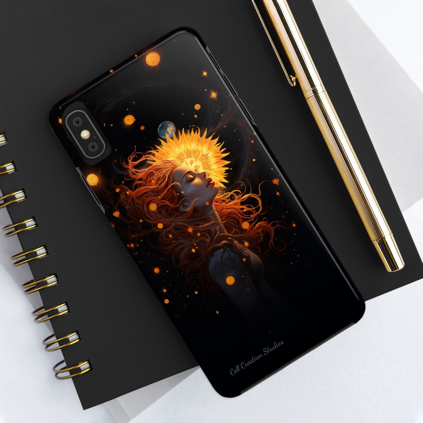 Introducing the "Cosmic Radiance" Cell Phone Case – Embrace the Celestial Beauty of the Universe -Tough Phone Cases