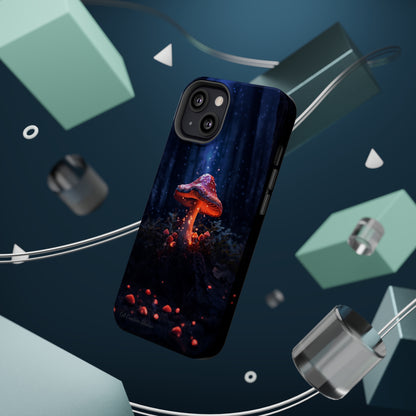 Introducing the "Enchanted Magic Mushroom" Cell Phone Case – Unveil the Mystical Realm -MagSafe Tough Cases