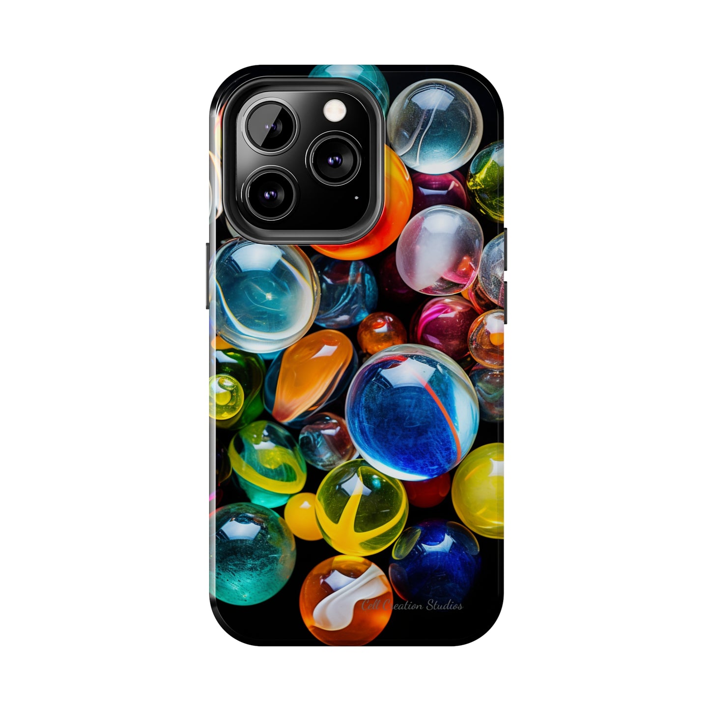 Introducing the "Vibrant Marbles Mosaic" Cell Phone Case – Carry a Kaleidoscope of Colors! -Tough Phone Cases