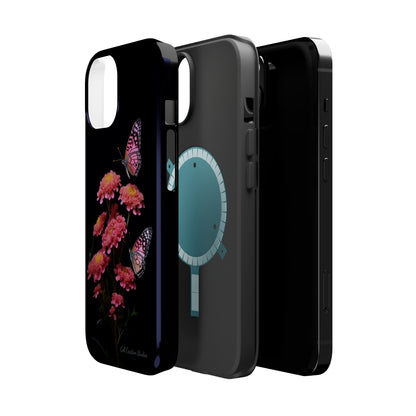 "Achillea Desert Eve Deep Rose & Butterfly" Phone Case -MagSafe Tough Case