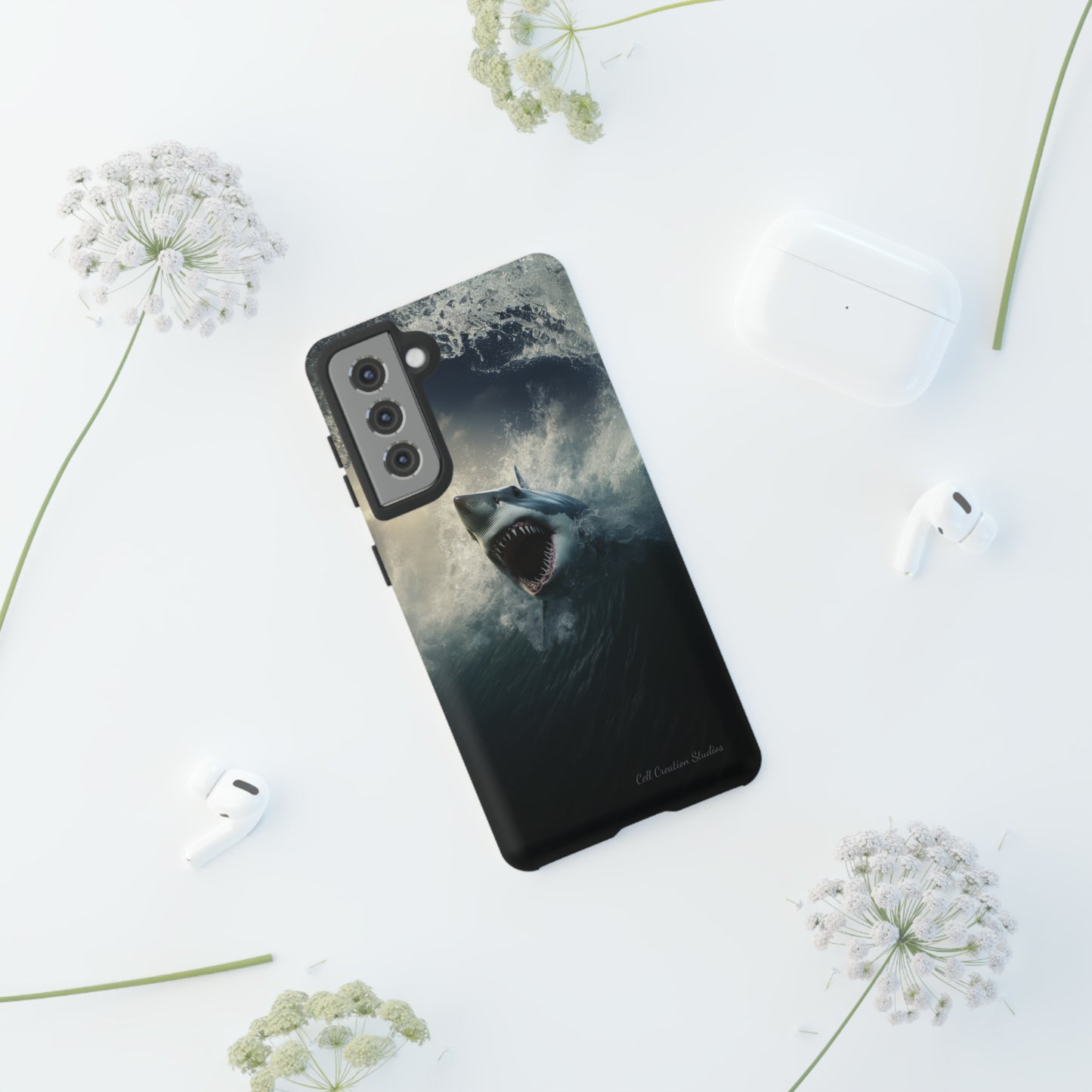 The "Ocean King Great White Shark" Phone Case -Tough Cases