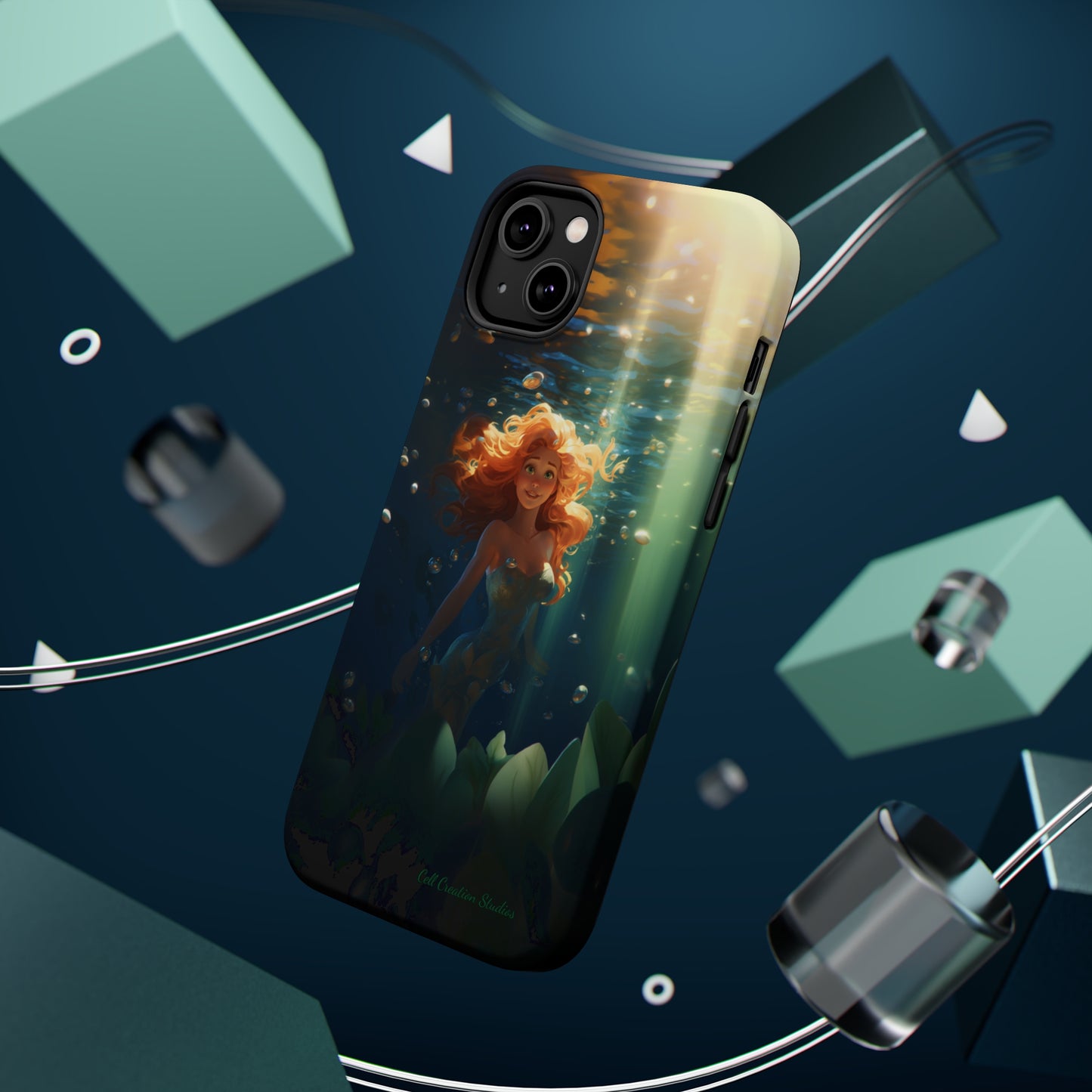 Dive into Enchantment with Our "Ariel Little Mermaid" Phone Case -MagSafe Tough Cases