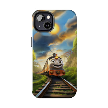 The "Smiling Express Train" Phone Case -Tough Phone Cases