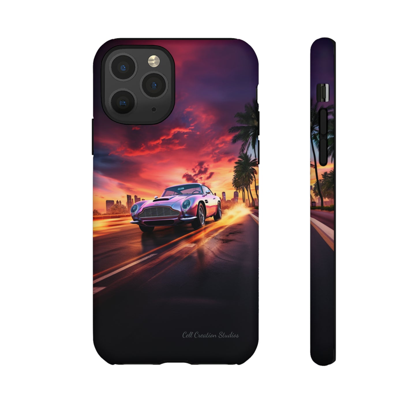 "Silver Aston Martin Racing" -Tough iPhone Cases