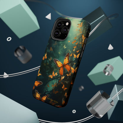 Introducing the "Butterfly Symphony" Cell Phone Case – Embrace the Dance of Nature! -MagSafe Tough Cases