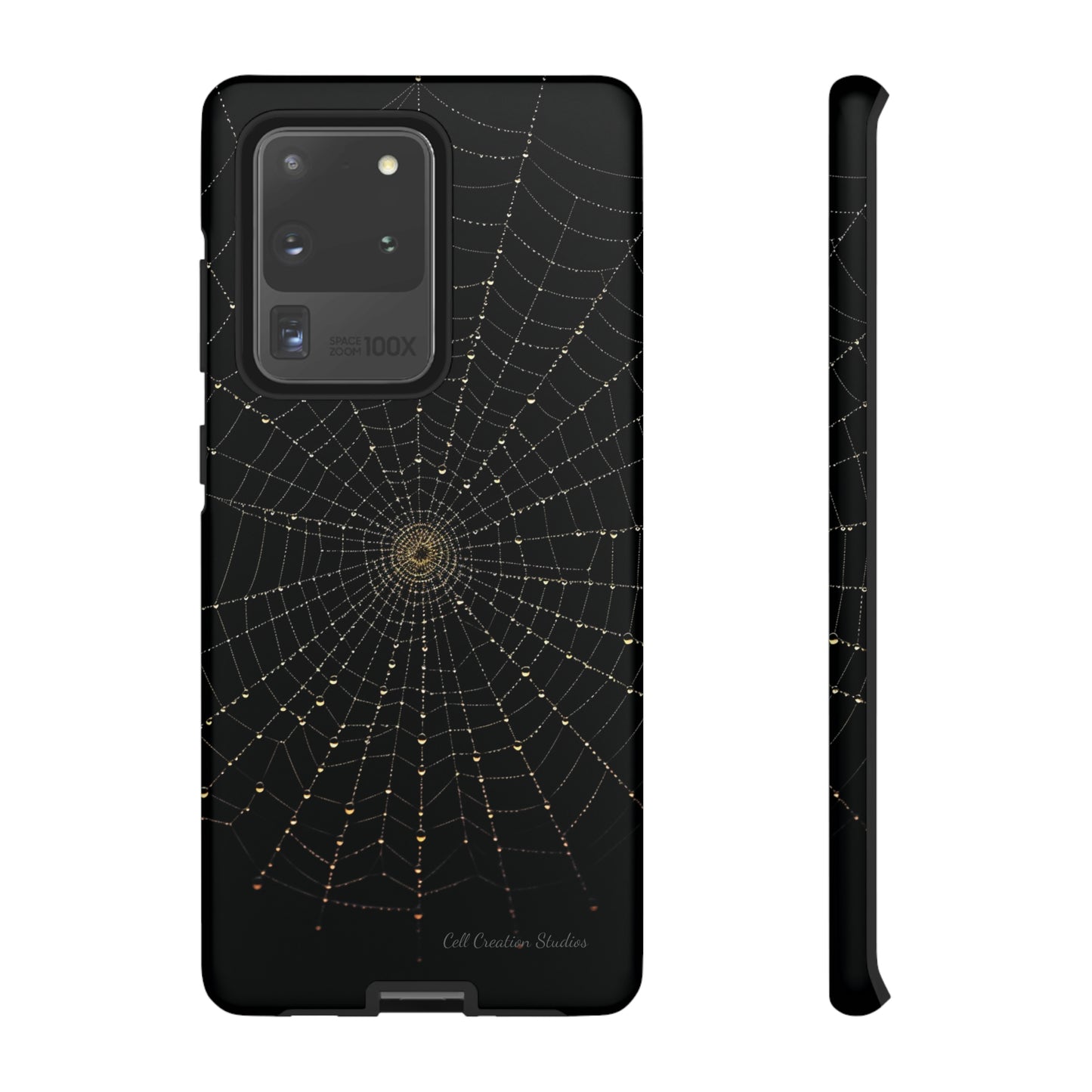 "Silken Noir Guardian" -Tough Samsung Phone Cases