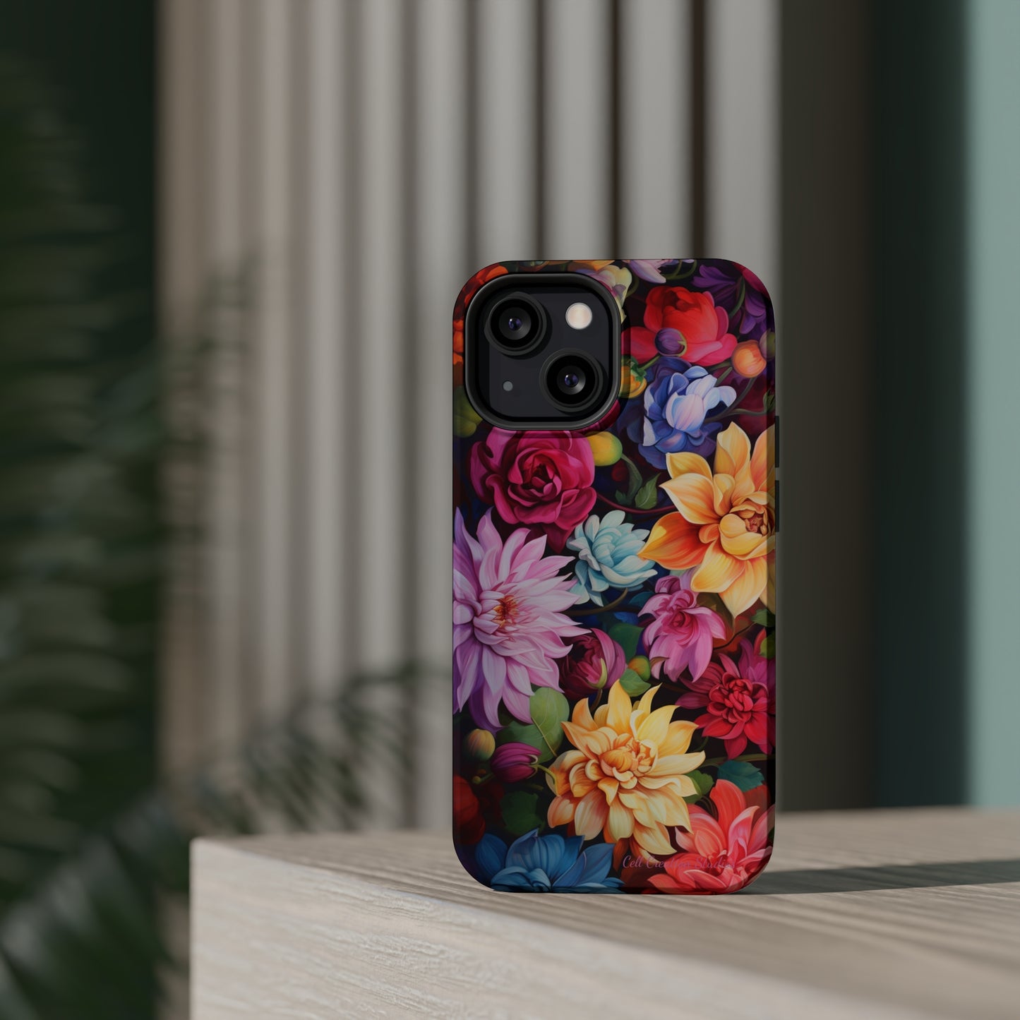 Introducing the "Blossom Beauty" Cell Phone Case – Elevate Your Style with Floral Charm -MagSafe Tough Cases