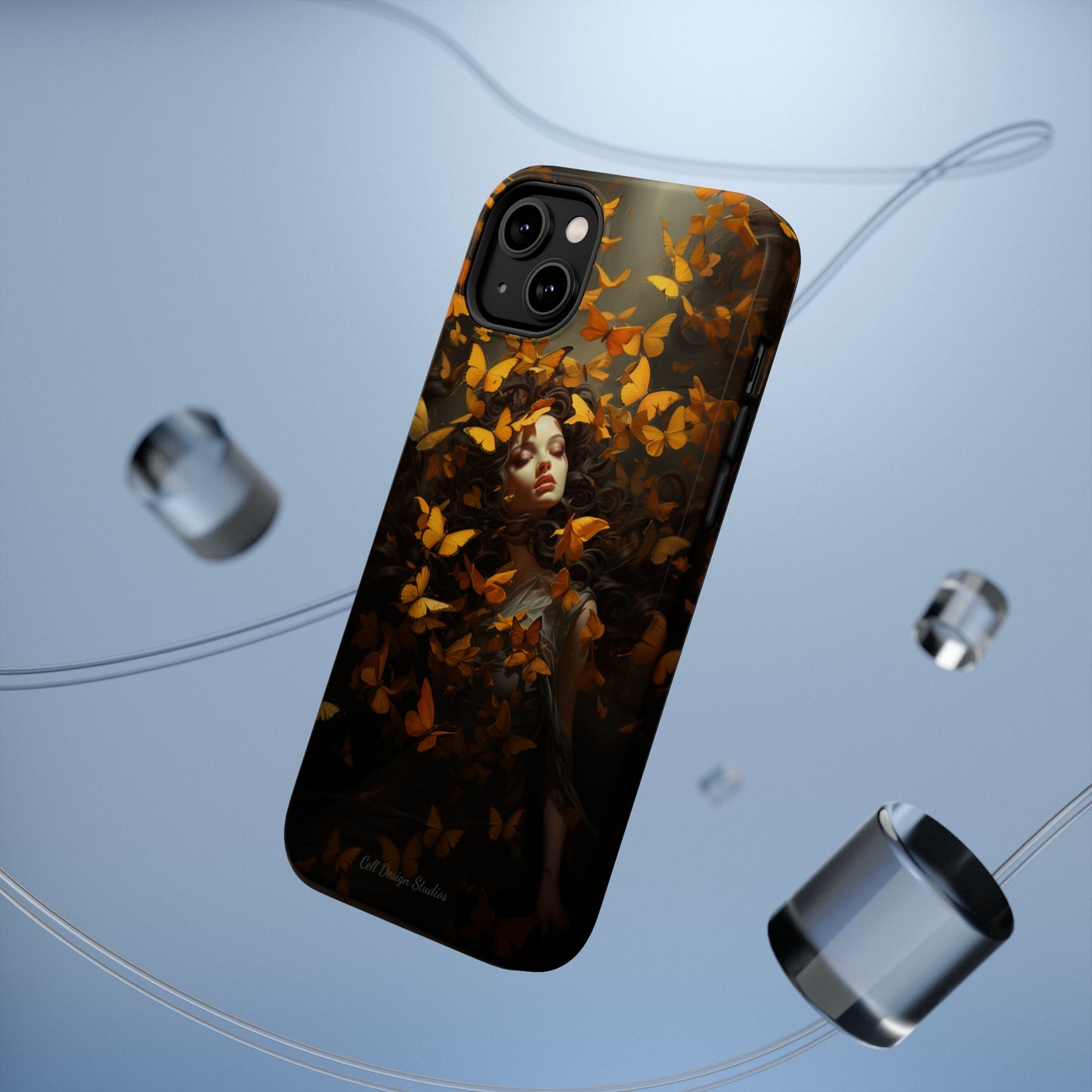 Introducing the "Butterfly Embrace" Cell Phone Case – A Fusion of Beauty and Grace -MagSafe Tough Cases