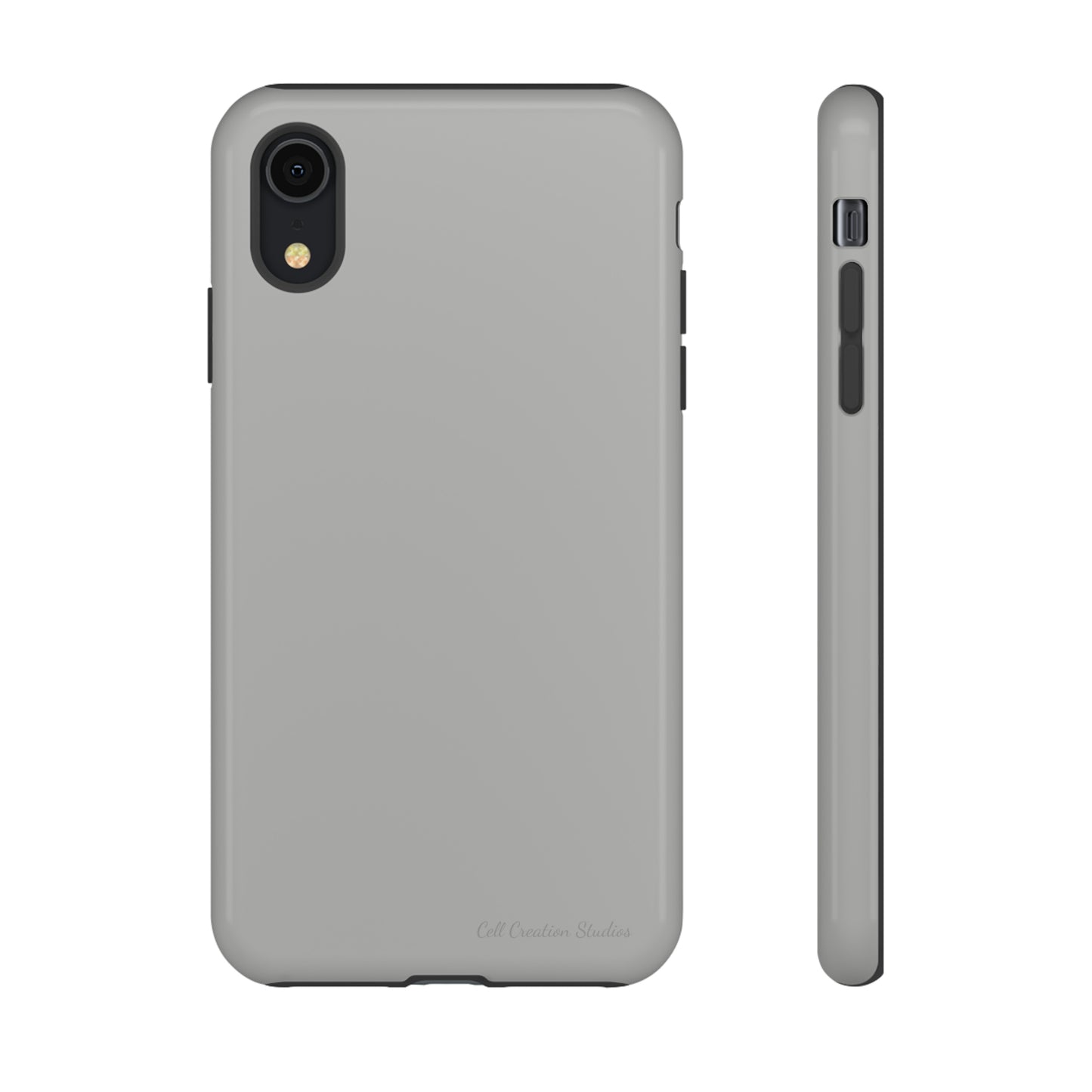 "Sleek Silver Essence" -Tough iPhone Cases