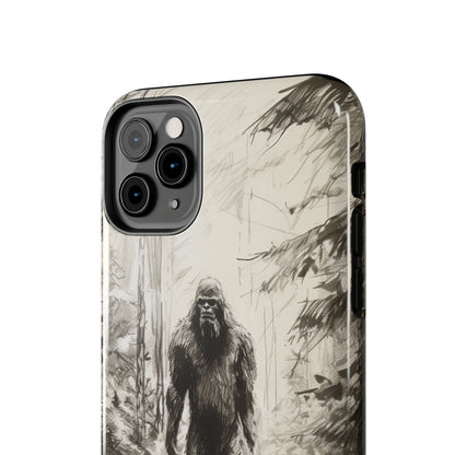 "Bigfoot in the Wilderness" Cell Phone Case – Encounter Bigfoot's Mystery -Tough Phone Cases