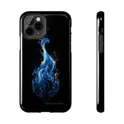 "Blue Flame" Phone Case: Ignite Your Style with Fiery Elegance -Tough Phone Cases