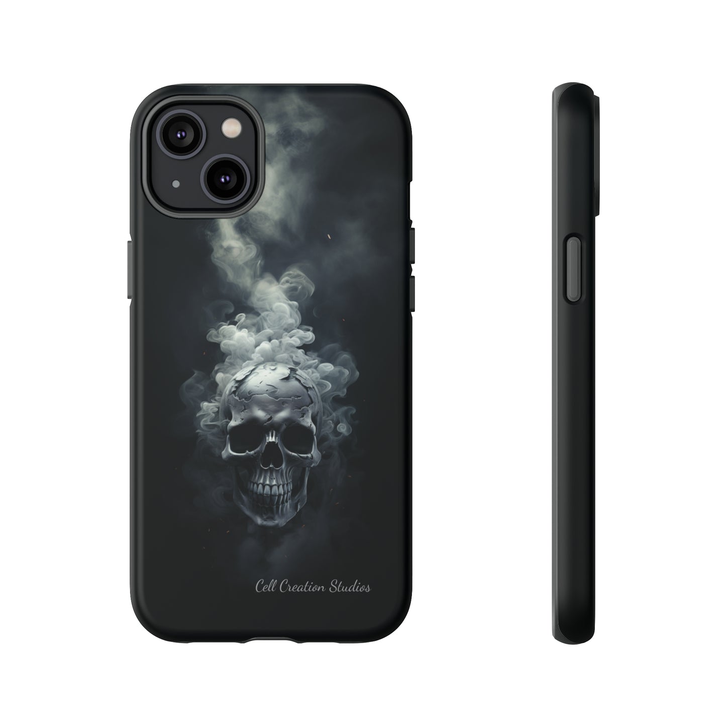 "Ethereal Skull Noir" -Tough iPhone Cases