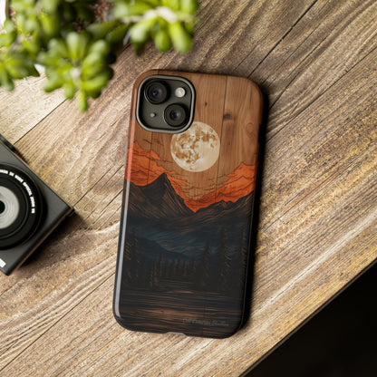 "Elevate Your Style with the Mountain Moonlight Phone Case" -Tough Cases