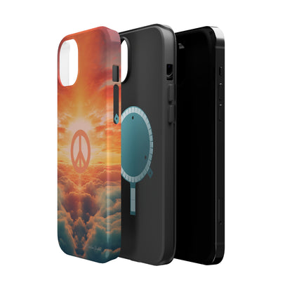 Introducing the "Sky Peace" Cell Phone Case – Carry Tranquility in Your Pocket -MagSafe Tough Cases