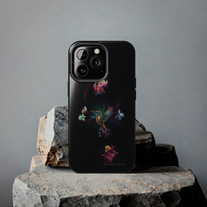 Introducing the "Floral Harmony Hummingbird" Cell Phone Case – Where Elegance Meets Nature -Tough Phone Cases