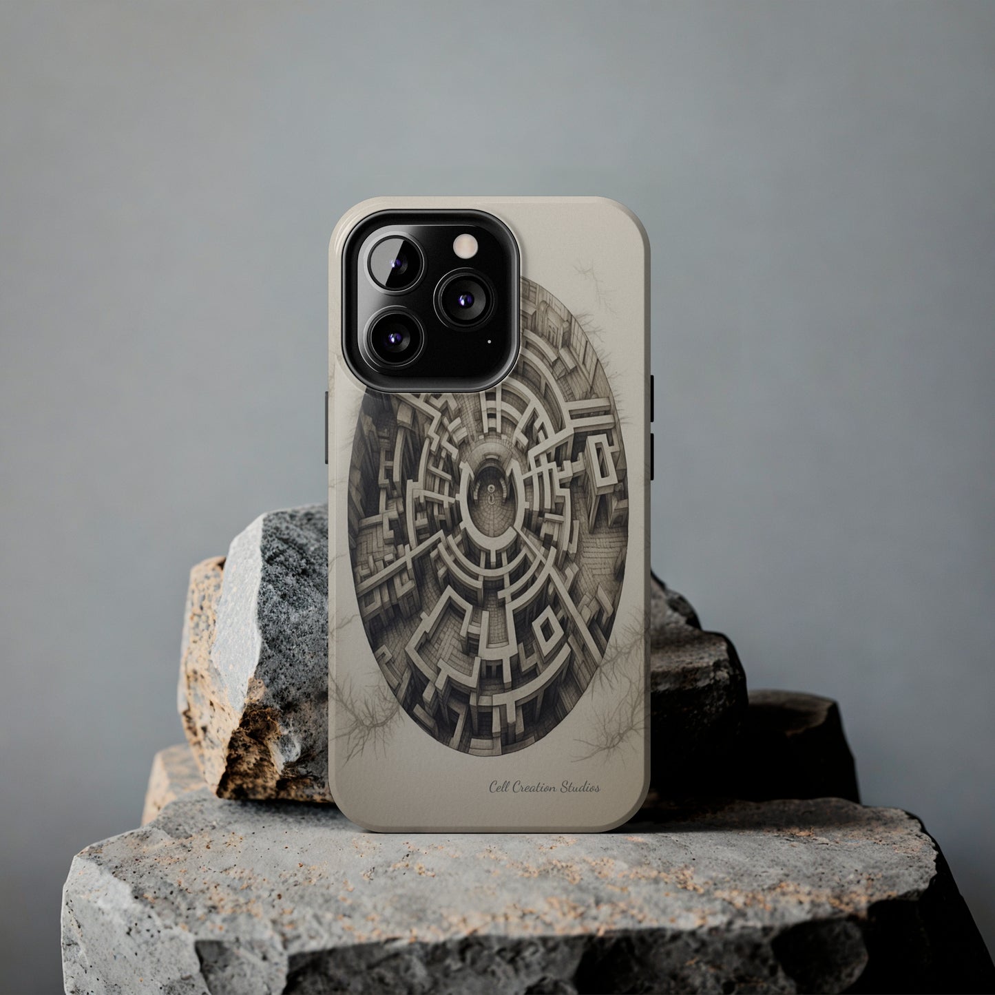 "Discover the Mystery: Maze-Inspired Cell Phone Case" -Tough Phone Cases