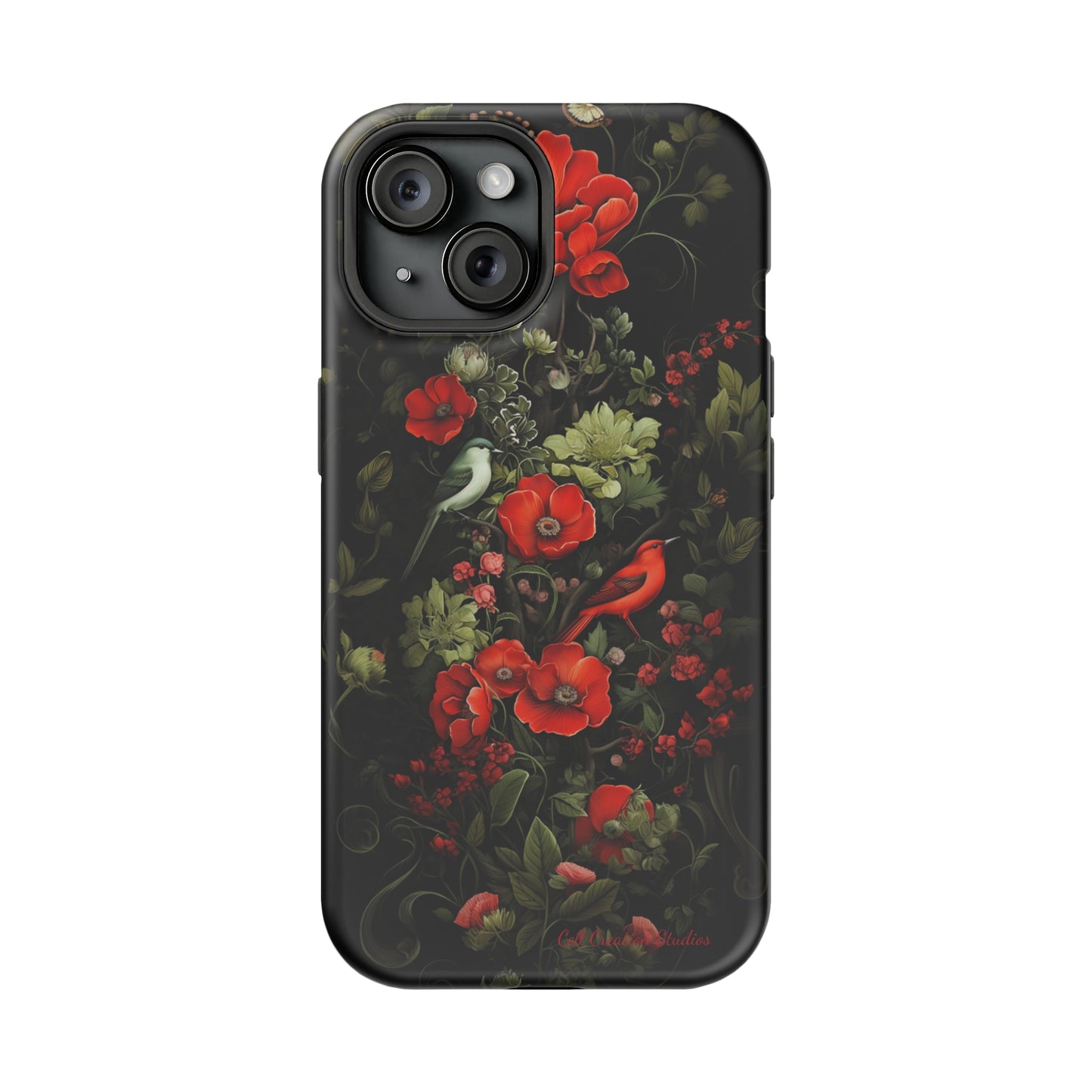 "Floral Serenade Elegance" -MagSafe Tough iPhone Cases