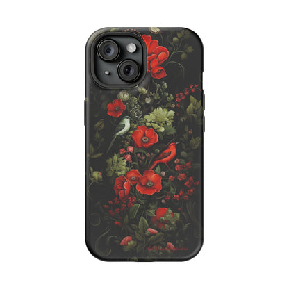 "Floral Serenade Elegance" -MagSafe Tough iPhone Cases